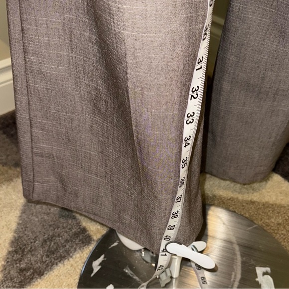 Smart Set Pants Wide Leg Brown Trousers Cotton Classic Blend Women’s Size 9 - Picture 9 of 16